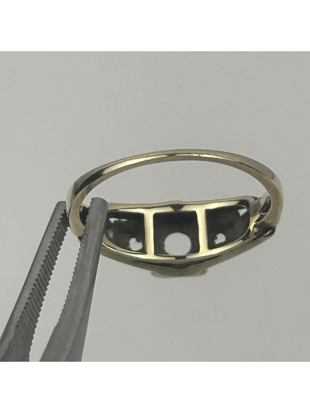Granat Bros 14k Yellow Gold Engagement Ring Setting Mounting 1.84 Grams NO STONE - Picture 11 of 16